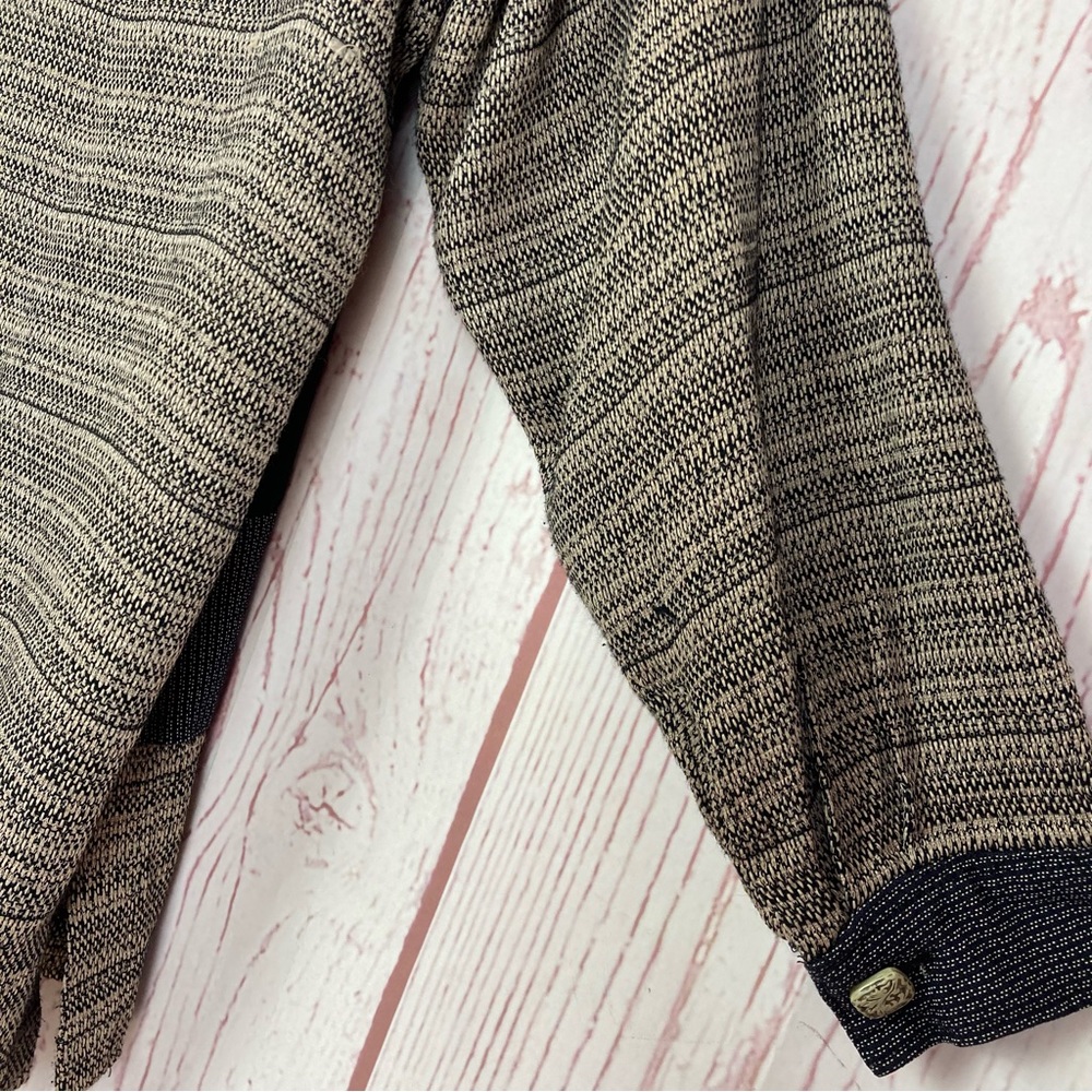 Vintage Saint Germain Woman 1X Button Shirt Mixed Media USA Unique Buttons Flaws - Picture 11 of 14